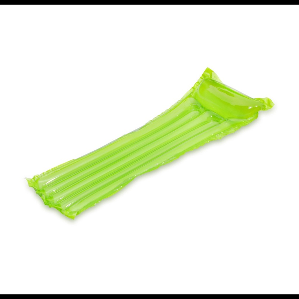 Play Day Inflatable Transparent Air Mat Pool Float - Picture 4 of 6